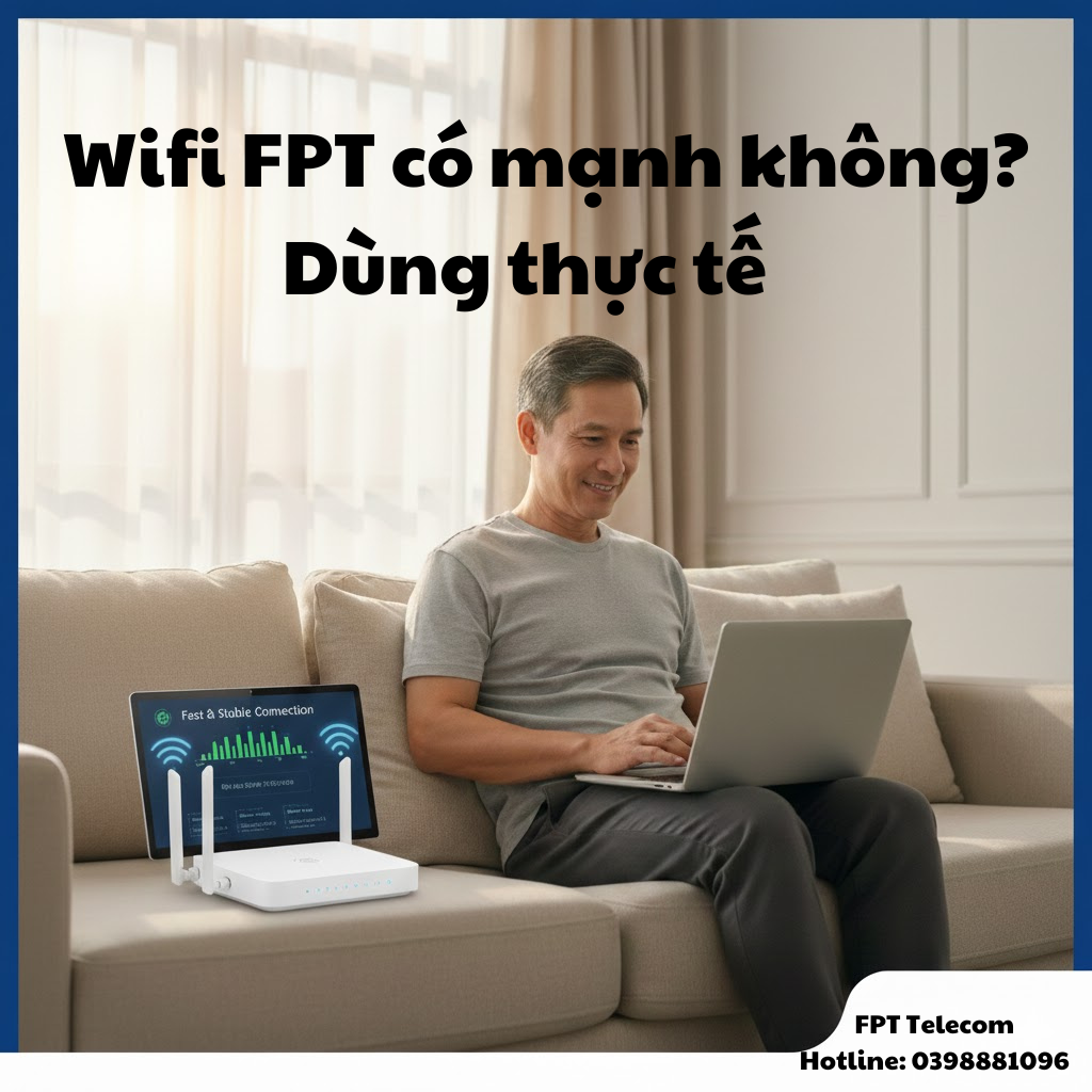 Wifi FPT có mạnh không? Dùng thực tế